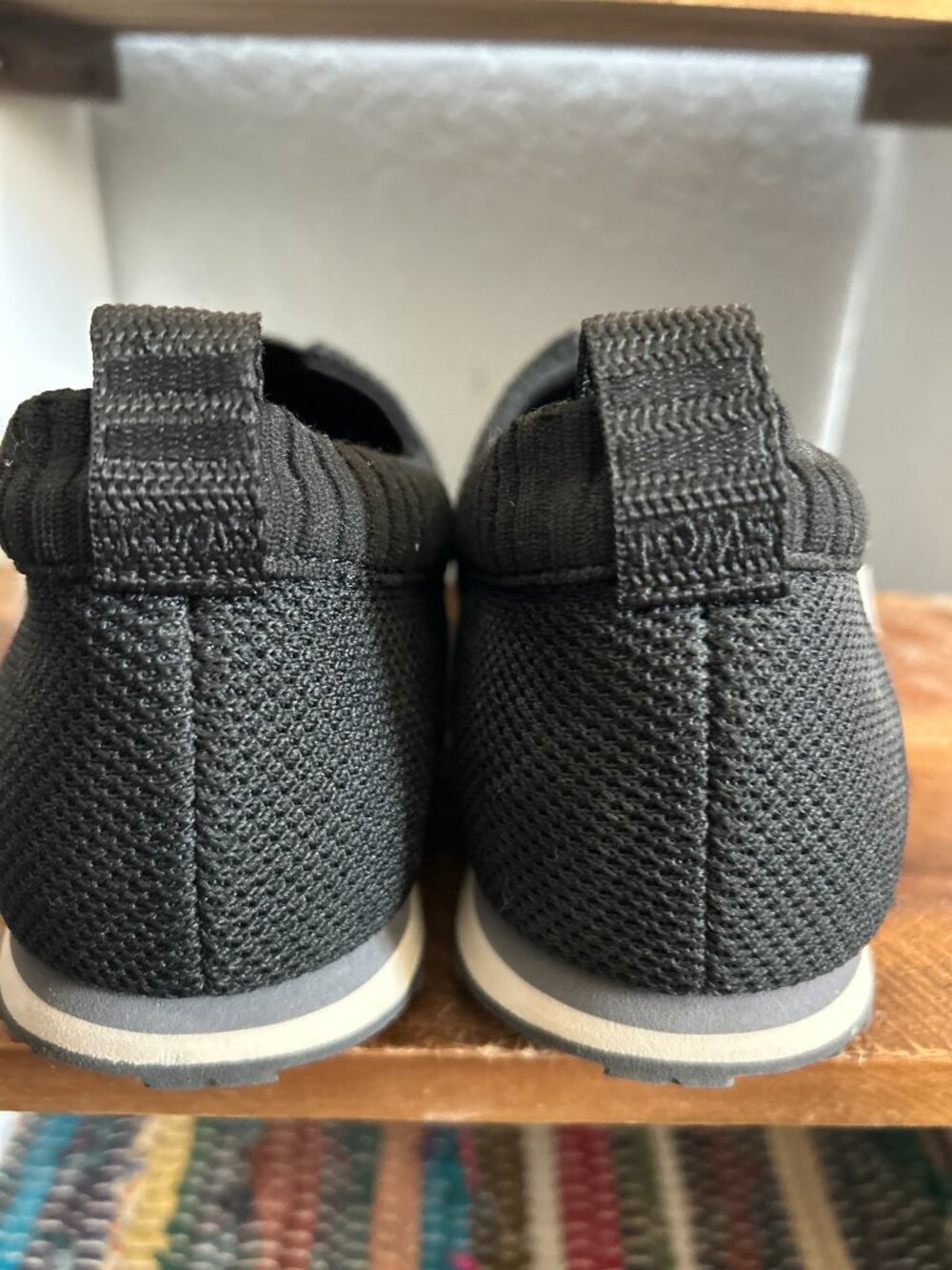 TOMS Alpargata Resident 2.0 Black Knit Slip On Sneakers Women's Size 8 - Picture 4 of 7